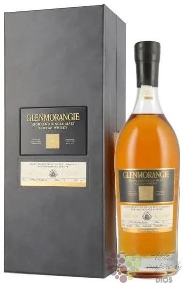 Glenmorangie 1999 „ Rare Cask 9 ” Highland whisky  44.8% vol.  0.70 l