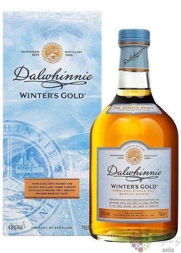 Dalwhinnie „ Winter gold ” single malt Highland whisky 43% vol.  0.70 l
