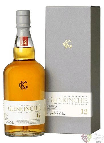 Glenkinchie 12 years old Lowlands whisky 43% vol.  0.70 l