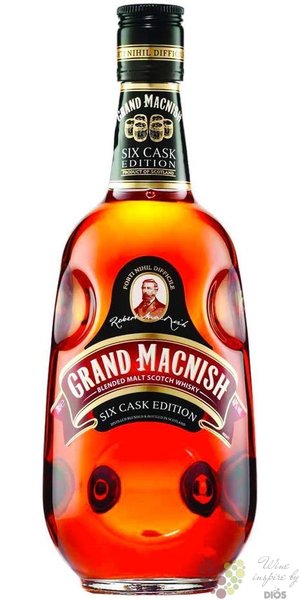 Grand Macnish  Six cask edition  blended Scotch whisky by MacDuff 40% vol.  0.70 l