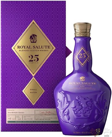 Chivas Regal Royal Salute „ Small Batch Collection” aged 25 years whisky  40% vol. 0.70 l