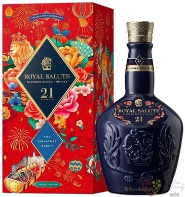 Chivas Royal Salute „ Lunar New Year 2024 Release ” aged 21 years Scotch whisky  40% vol.  0.70 l