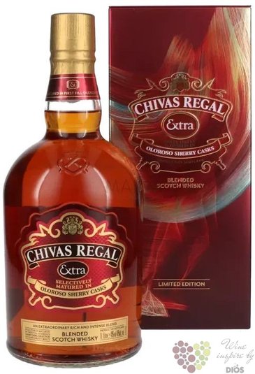 Chivas Regal  Extra Oloroso Sherry cask  aged 13 years premium Scotch whisky 40% vol. 1.00 l