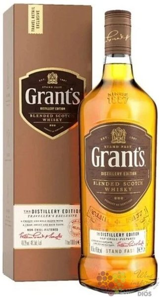 Grants  Distillery edition  blended Scotch whisky 46.3% vol.  1.00 l