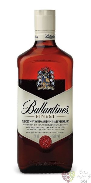 Ballantines „ Finest ” blended Scotch whisky 40% vol.  0.70 l