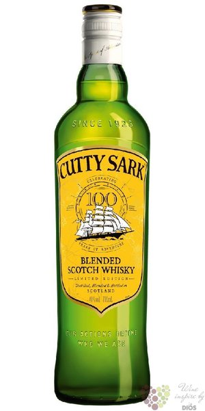 Cutty Sark blended Scotch whisky by Berry Bros &amp; Rudd 43% vol.  0.70 l