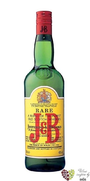 J&amp;B  Rare  blended Scotch whisky 40% vol.    0.35 l