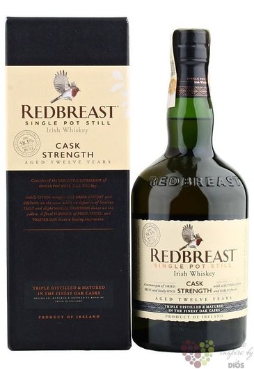 RedBreast  Cask strength 2023 Release  aged 12 years Irish whiskey 58.1% vol.  0.70 l