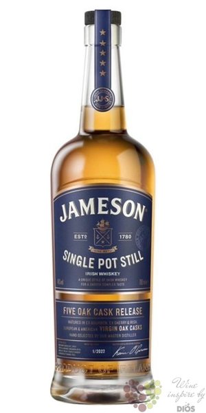 Jameson  Single Pot Still 2023   Irish whiskey 46% vol.  0.70 l