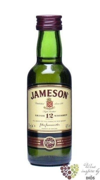 Jameson „ Special reserve 1780 ” aged 12 years premium Irish whiskey 40% vol.  0.05 l