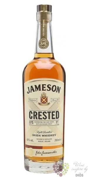 Jameson „ Crested ” premium Irish whiskey 40% vol.  0.70 l