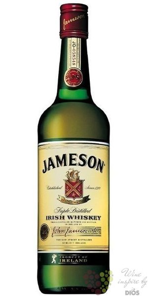 Jameson blended Irish whiskey 40% vol.  0.70 l