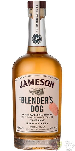 Jameson makers series „ Blenders Dog ” Irish whiskey by Billy Leighton 43% vol.  0.70 l