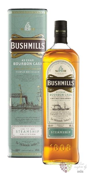 Bushmills Steamship III. „ Bourbon cask ” single malt Irish whiskey 40%vol.  1.00 l