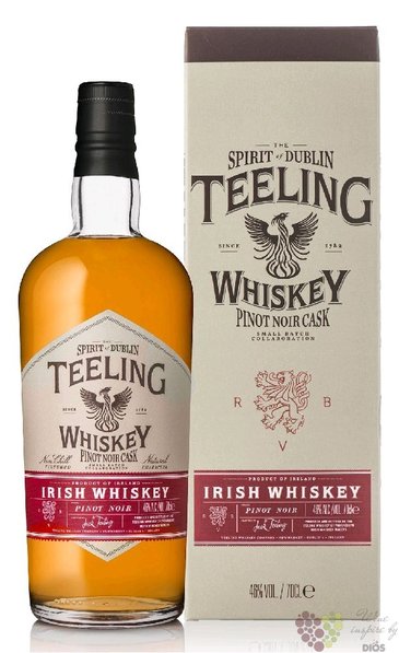 Teeling collaboration  Pinot Noir cask  small batch Irish whiskey 46% vol.  0.70 l