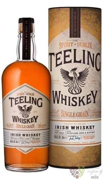 Teeling „ Wine cask aged ” single grain Irish whiskey 46% vol.  1.00 l