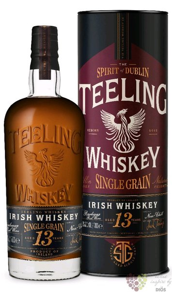 Teeling  Wine cask aged Bordeaux red  single grain Irish whiskey 50% vol.  0.70 l