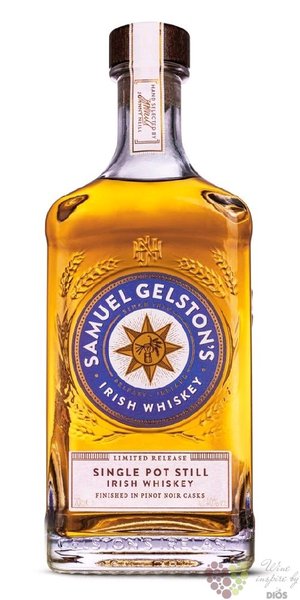 Gelstons „ Pinot noir cask ” Single pot still Irish whiskey 40% vol.  0.70 l
