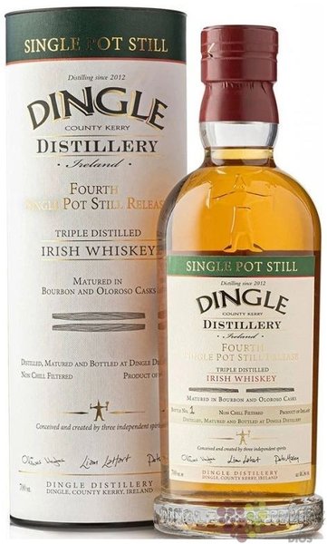 Dingle  Small Batch.4  single malt Irish whiskey 46.5% vol.  0.70 l