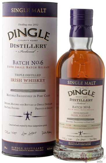 Dingle  Small Batch.6  single malt Irish whiskey 46.5% vol.  0.70 l