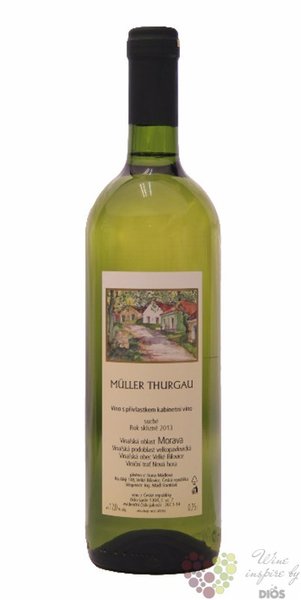 Muller Thurgau 2021 kabinet vinařství Ing. František &amp; Hana Mádlovi  0.75 l
