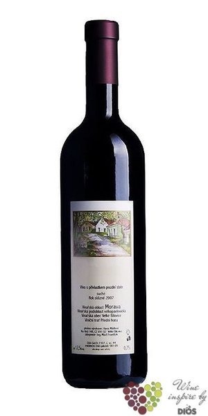 Rulandské modré 2012 výběr z hroznů z vinařství Ing. František &amp; Hana Mádlovi0.75 l