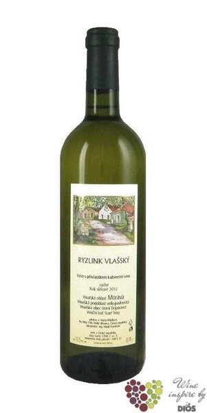 Ryzlink vlask 2016 kabinet vinastv Ing. Frantiek &amp; Hana Mdlovi 0.75 l