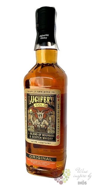 Lucifers  Gold Original  unique Bourbon e Scotch blend 40% vol.  0.70 l