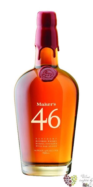 Makers Mark „ 46 ” Kentucky Straight Bourbon whiskey 47% vol.  0.70 l