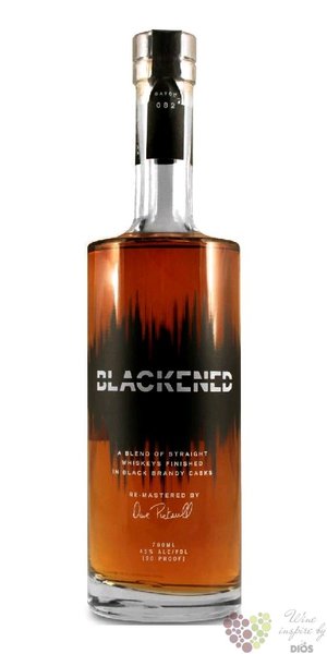 Metallica „ Blackened ” American Straigth whiskey 45% vol.  0.70 l