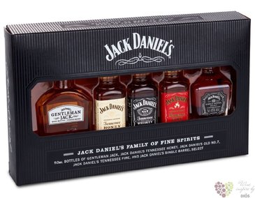 SET MINI Whisky Jack Daniels Family  gB 5x0.05l