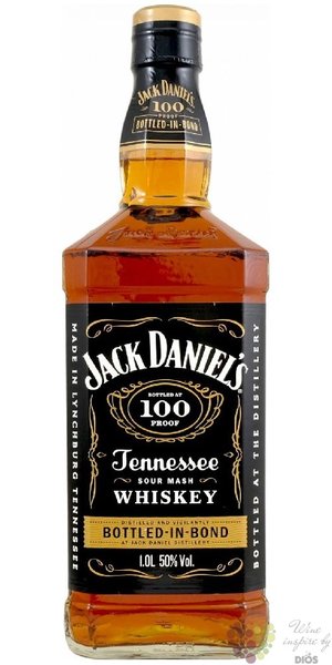 Jack Daniels  Bottled in Bond at 100 proof  Tennessee whiskey 50% vol.  1.00l