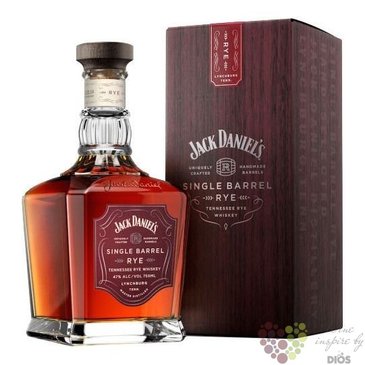 Jack Daniels „ Single barrel Rye ” Tennessee rye whiskey 45% vol.  0.70 l