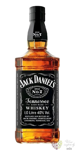 Jack Daniels „ Black label ” Tennessee whiskey 40% vol.  0.05 l