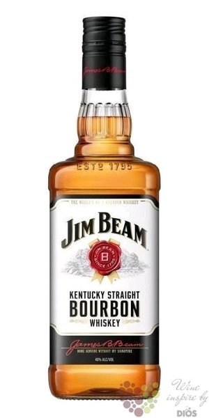 Jim Beam „ White label ” Kentucky straight bourbon whiskey 40% vol.   0.05 l