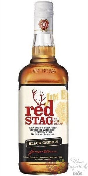Jim Beam „ Red Stag Black cherry ” flavored bourbon whiskey 40% vol. 0.70 l