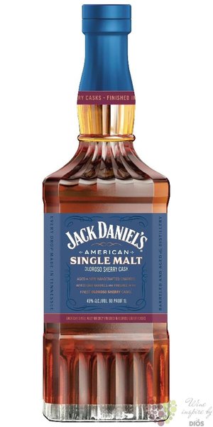 Jack Daniels „ American Single Malt ” Tennessee whiskey  45% vol.  1.00 l