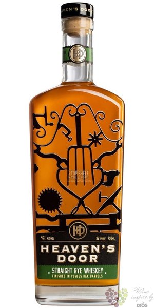 Heaven´s Door „ Tennessee Rye ” straight bourbon whiskey  43% vol.  0.70 l