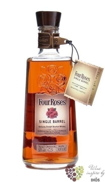 Four Roses „ Single barrel ” Kentucky Straight bourbon whiskey 50% vol.  0.70 l