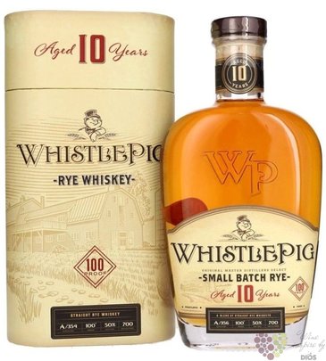 Whistlepig  Rye  10y blended Canadian whisky 50% vol.  0.70 l