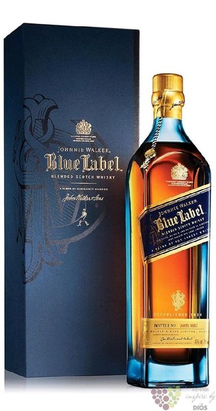 Johnnie Walker Blue label „ Original ” premium Scotch whisky 40% vol.  1.00 l
