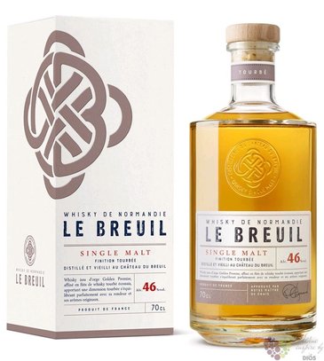 le Breuil „ Tourbée ” single malt French whisky 46% vol. 0.70 l