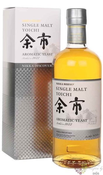 Yoichi „ Discovery 2022 - Aromatic Yeast ” Japanese Nikka whisky 48% vol.  0.70 l