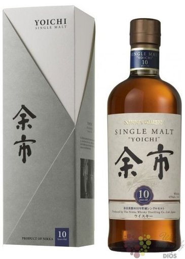 Nikka  Yoichi  aged 10 years Single malt Japanese whisky  45% vol.  0.70 l