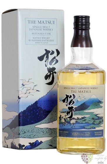 Kurayoshi „ Mizunara cask ” single malt Japanese whisky by Matsui 48% vol. 0.70l