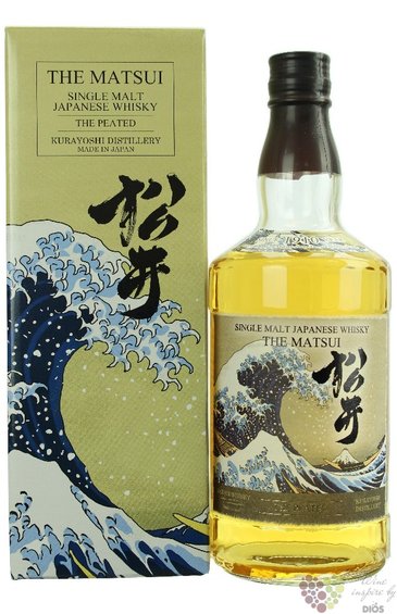 Kurayoshi „ Peated ” single malt Japanese whisky by Matsui 48% vol. 0.70 l