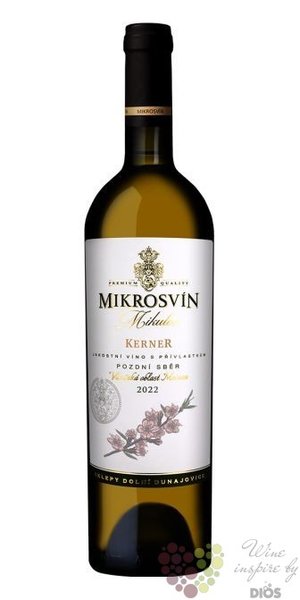 Kerner „ Flower line ” 2022 pozdní sběr Mikrosvín  0.75 l