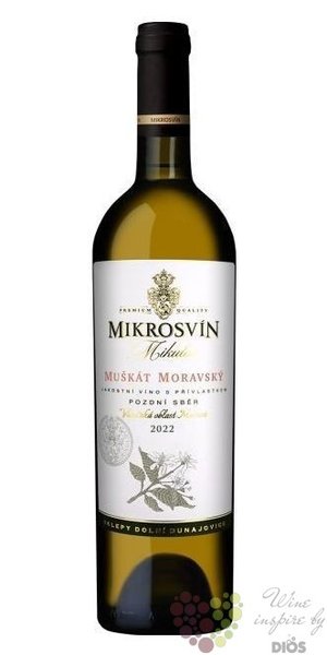 Mukt moravsk  Flower line  2016 pozdn sbr Mikrosvn  0.75 l