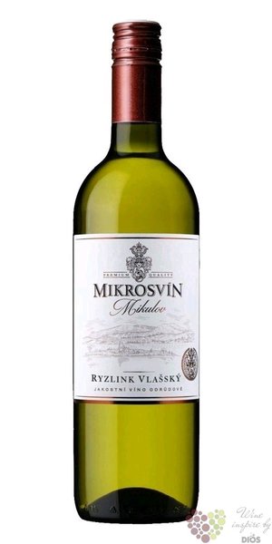 Ryzlink vlask  Standard line  2022 jakostn odrdov vno Mikrosvn  0.75 l