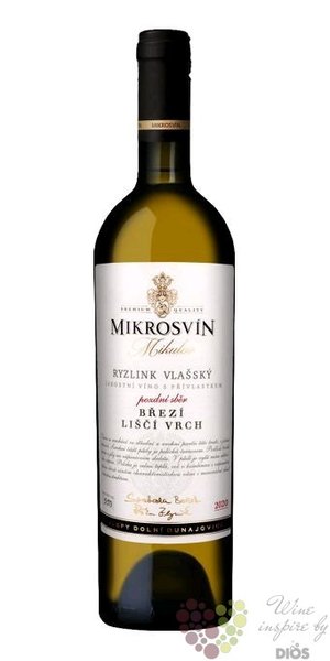 Ryzlink vlask Traditional line  Li vrch  2020 pozdn sbr Mikrosvn  0.75 l